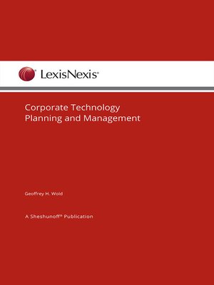 cover image of Corporate Technology Planning and Management